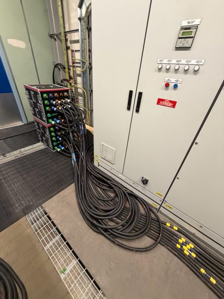 Temporary Cable & Distribution Installed