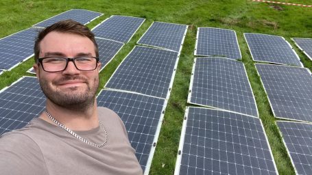 Temporary Solar Setup